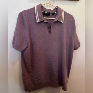 Ted baker purple polo shirt